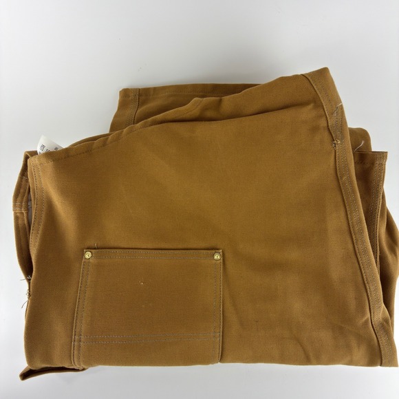 Carhartt Other - Carhartt Duck Bib Canvas Overalls Mens 56x32 R01 BRN Brown Workwear NWT NOS